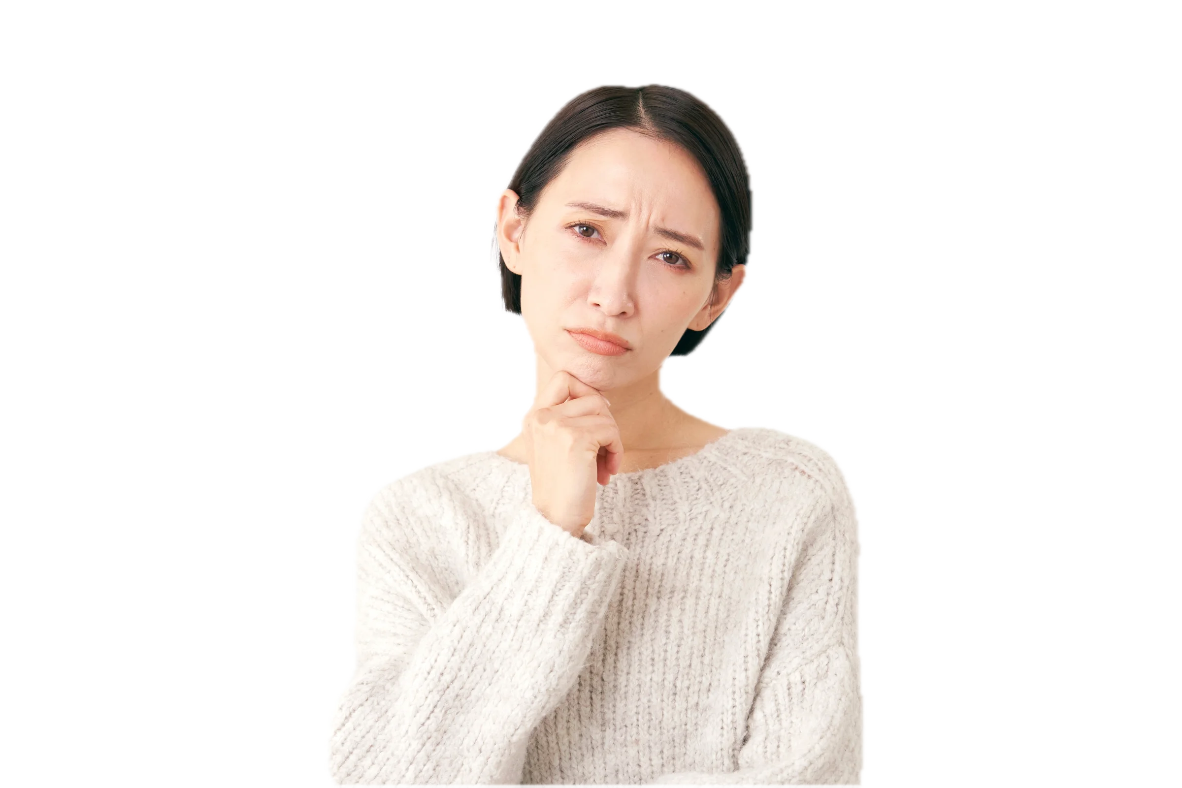 受験について思い悩む保護者のイメージ