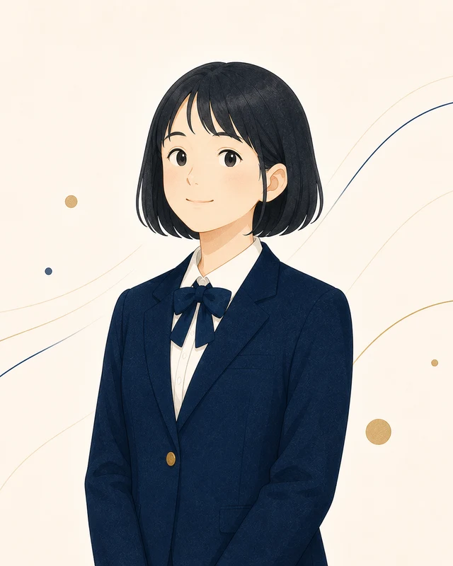 Bさんの合格事例イメージ。イラストは架空の人物